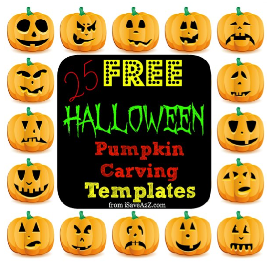 Free Halloween Pumpkin Carving Printable Templates
