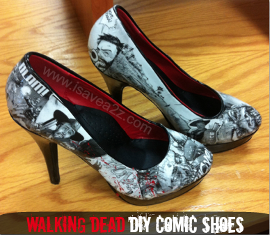 Do It Yourself Comic Strip Shoes!