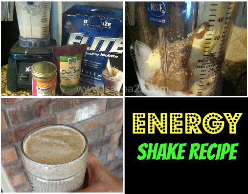 Energy Protein Shake Recipes  **Low Carb + High Protein**
