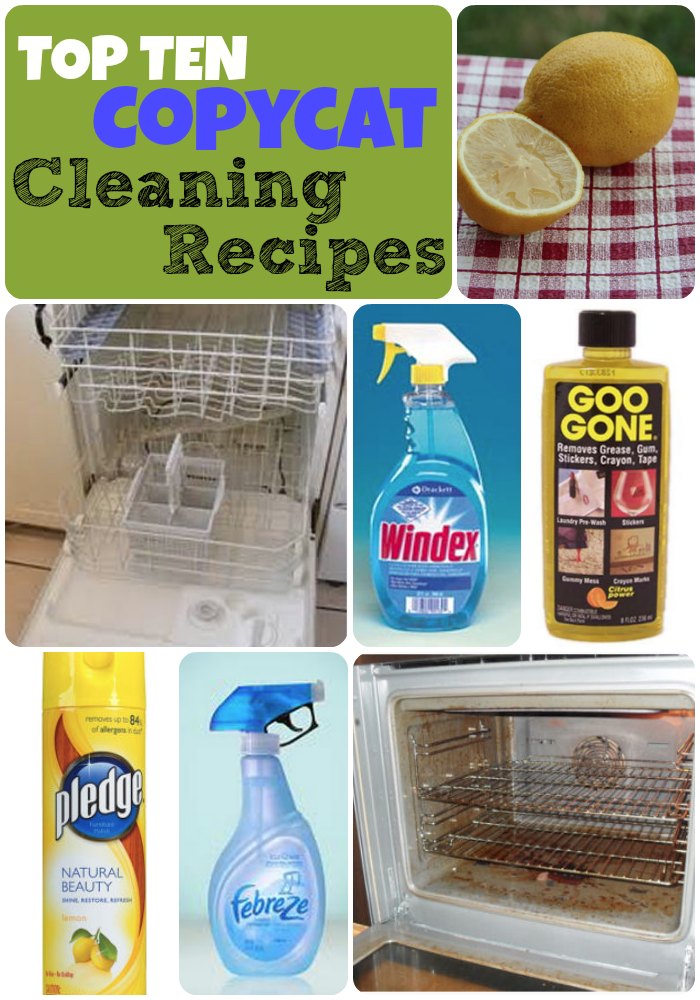 Top 10 Copycat cleaning recipes